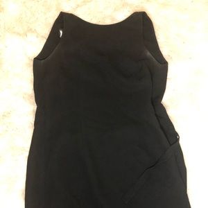 Black dress it wrap cut out in the back